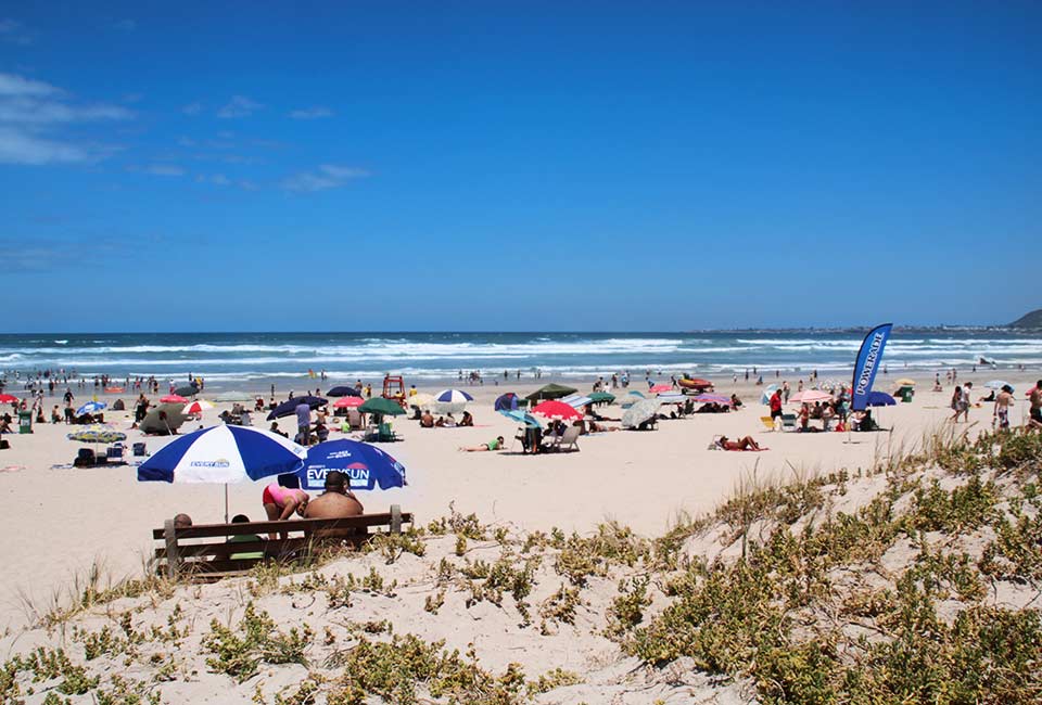 Grotto Beach in Hermanus during Summer