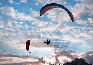 Paragliding Pair