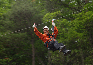 Zipline Going Down